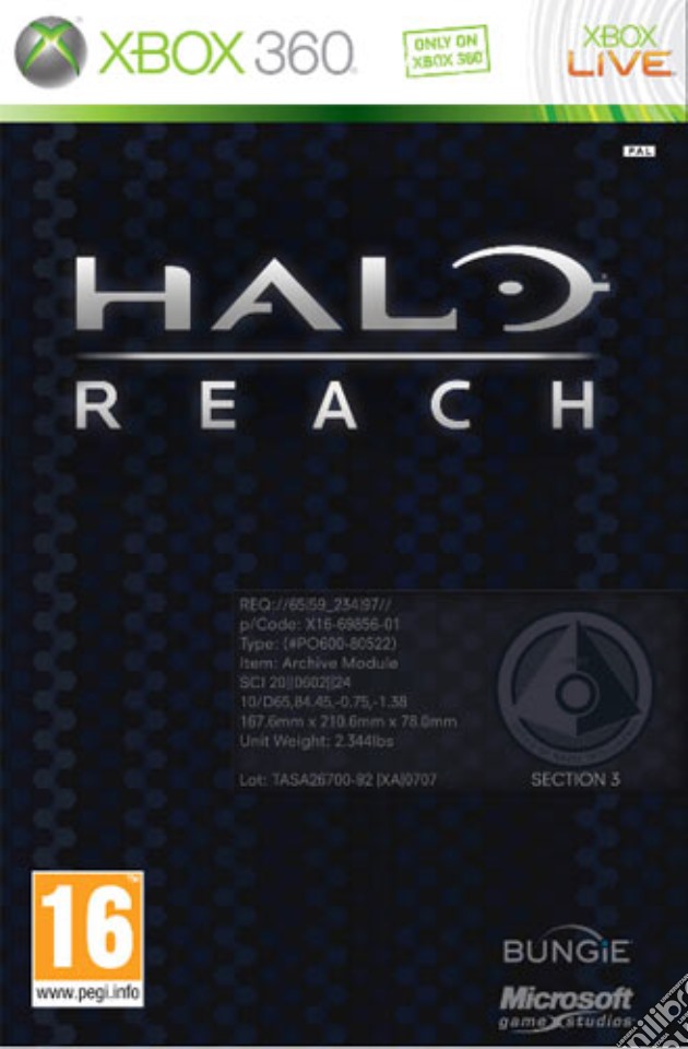 Halo Reach Limited Edition videogame di X360
