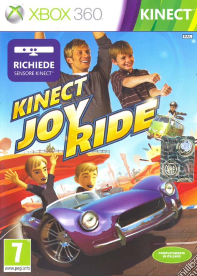 Kinect Joyride videogame di X360