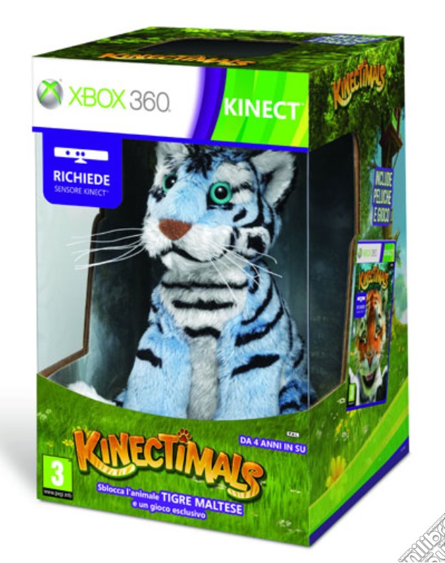 Kinectimals + Maltese Tiger videogame di X360