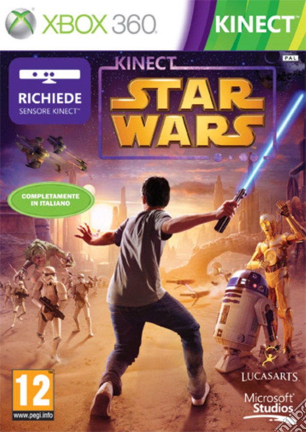 Kinect Star Wars videogame di X360