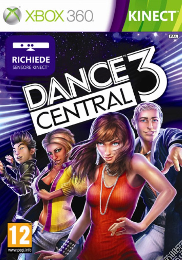 Kinect Dance Central 3 videogame di X360