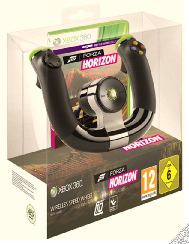 Forza Horizon + Volante Wireless videogame di X360