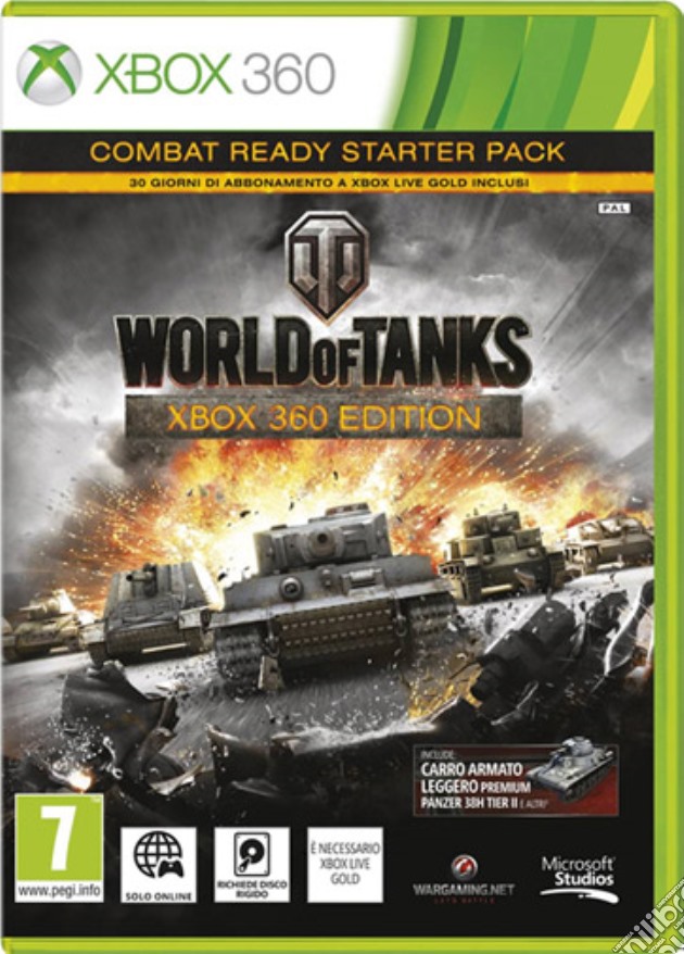 World of Tanks videogame di X360