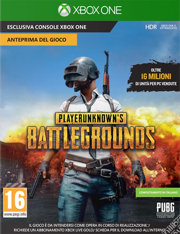 Playerunknown's Battlegrounds videogame di XONE