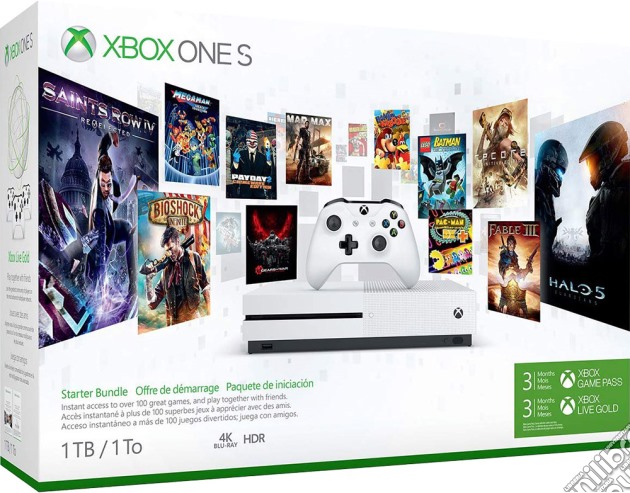 XBOX ONE S 1TB Starter Pack Bundle videogame di ACC