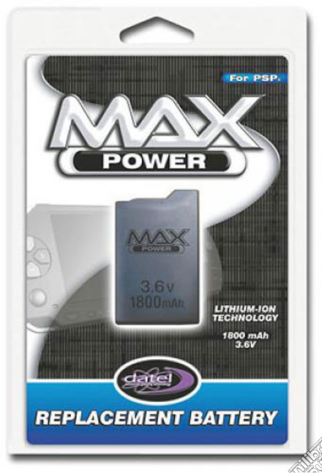 PSP Batteria Max power Slim - DATEL videogame di PSP