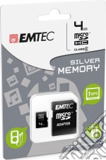 MicroSD + Adapter 4GB Silver (MP3-MP4)