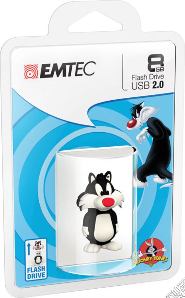EMTEC USB Key 8GB L. TUNES Silvestro videogame di HMEM