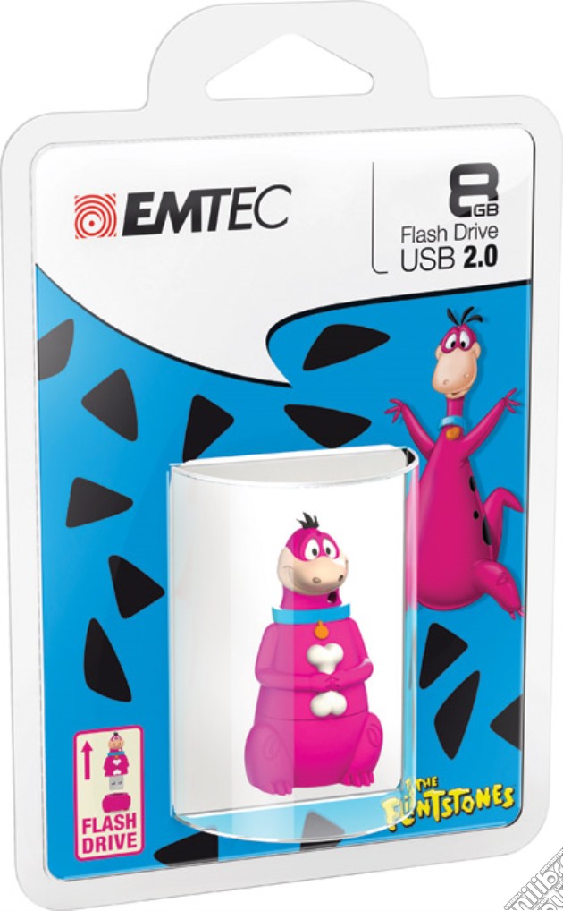 EMTEC USB Key 8GB HANNA-BARBERA Dino 3D videogame di HMEM