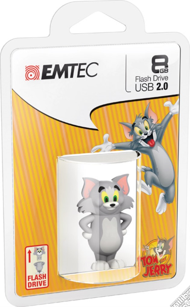 EMTEC USB Key 8GB HANNA-BARBERA Tom 3D videogame di HMEM