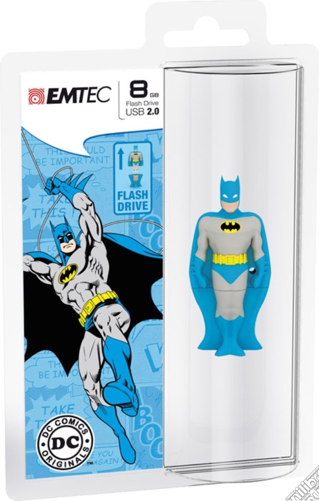 EMTEC USB Key 8GB DC COMICS Batman 3D videogame di HMEM
