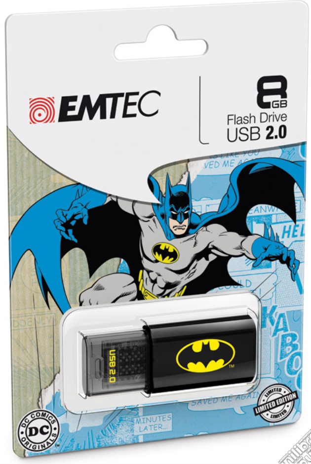 USB Key 8GB DC COMICS Batman 2D videogame di HMEM