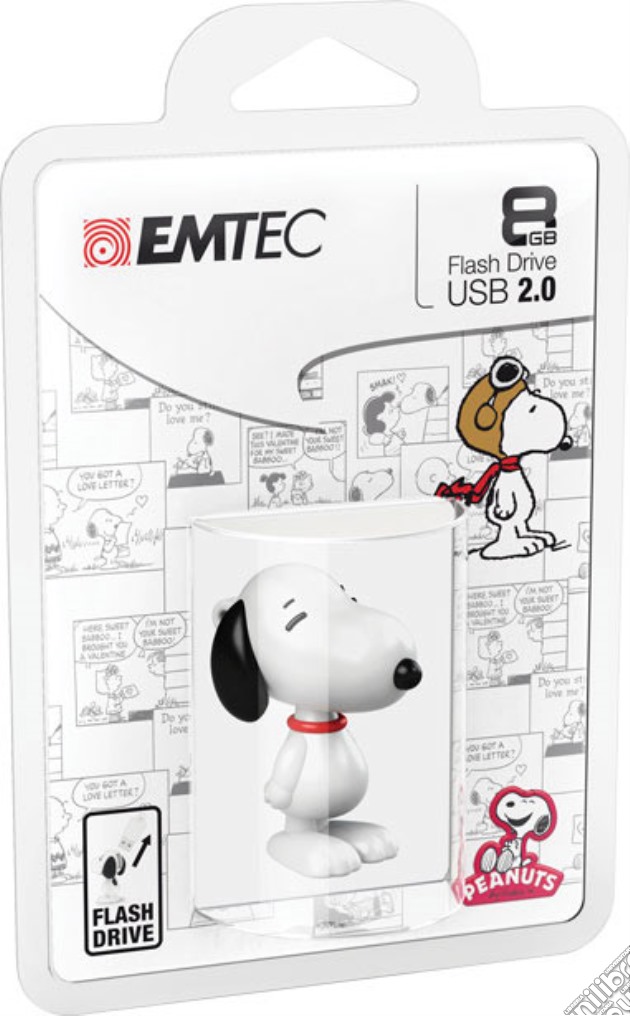 EMTEC USB Key 8GB PEANUTS Snoopy 3D videogame di HMEM