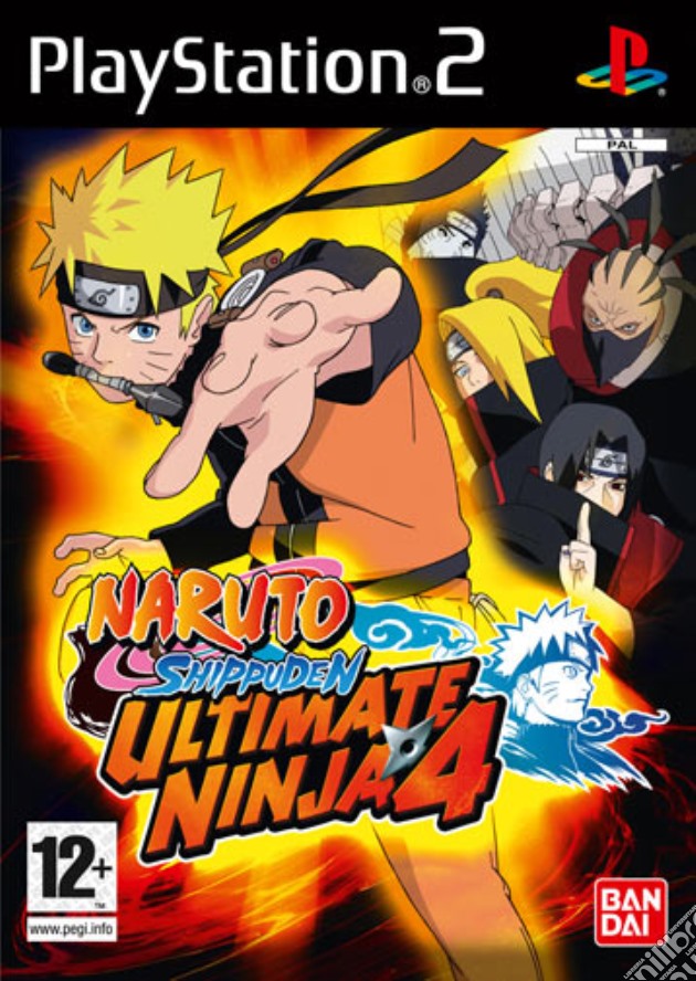 Naruto Shippuden Ultimate Ninja 4 videogame di PS2