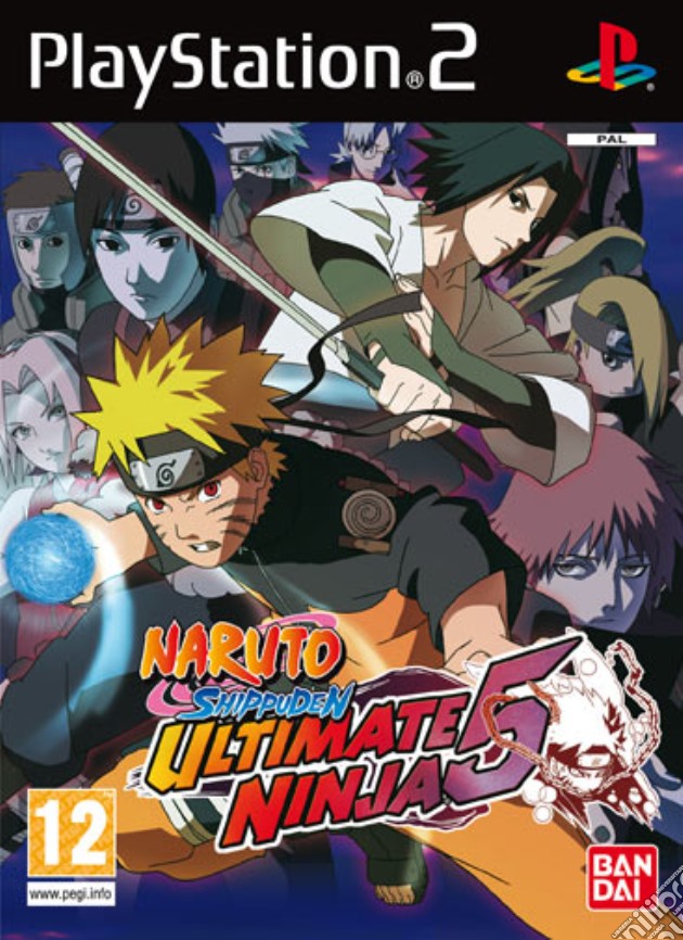 Naruto Shippuden Ultimate Ninja 5 videogame di PS2