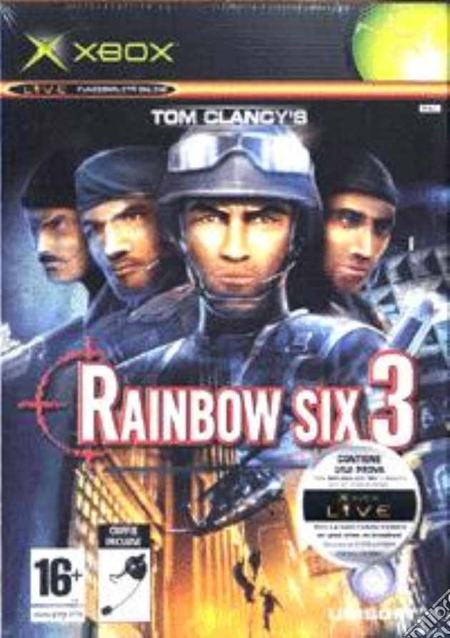 Rainbow Six 3 + Microfono/cuffia videogame di XBOX