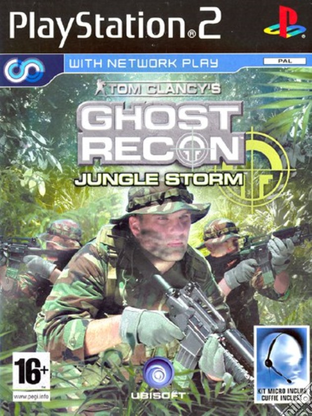 Ghost Recon Jungle Storm + Head Set videogame di PS2