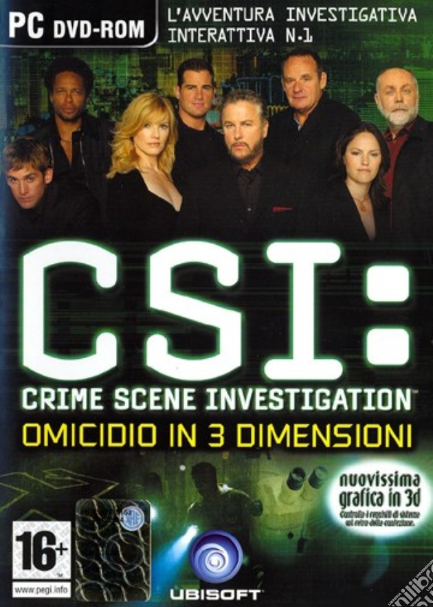 Crime Scene Investigation 3 Dimension of videogame di PC