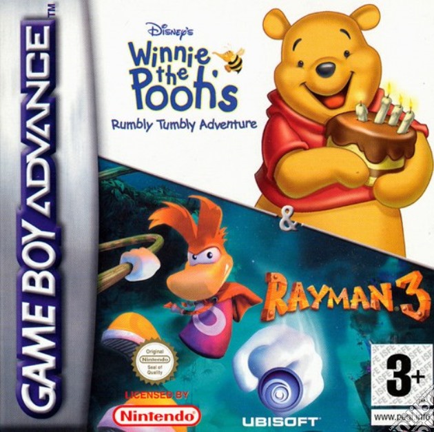 Winnie the Pooh + Rayman 3 videogame di GBA