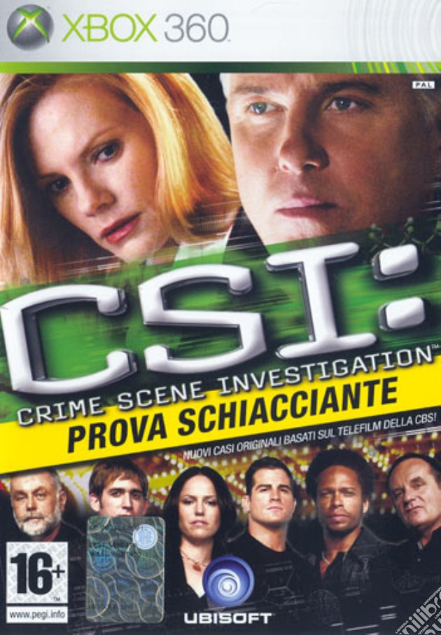 CSI 4 Hard Evidence videogame di X360