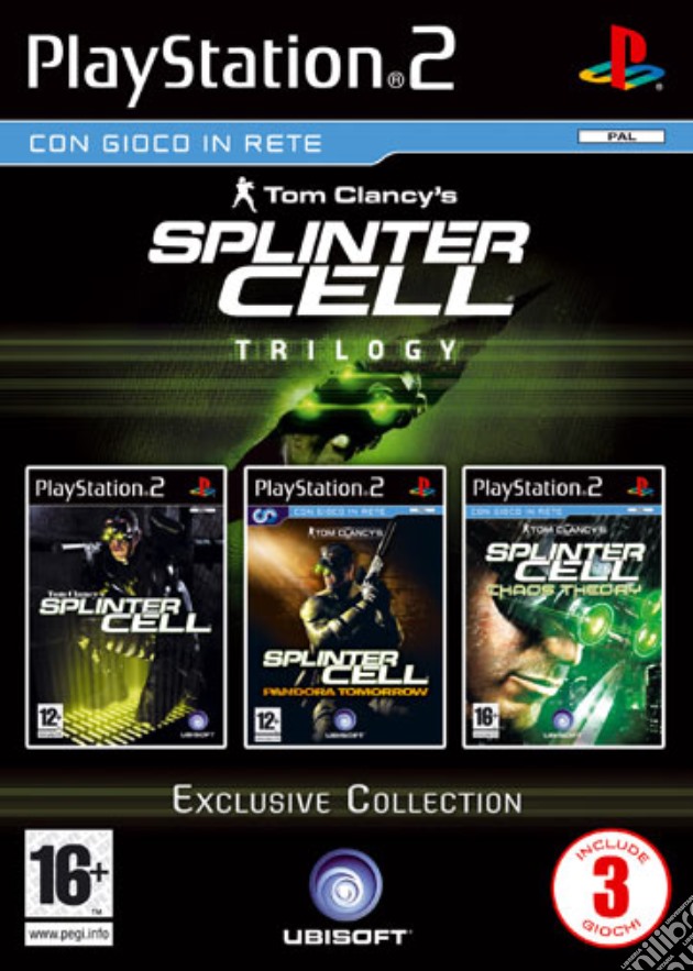 Splinter Cell Trilogy videogame di PS2