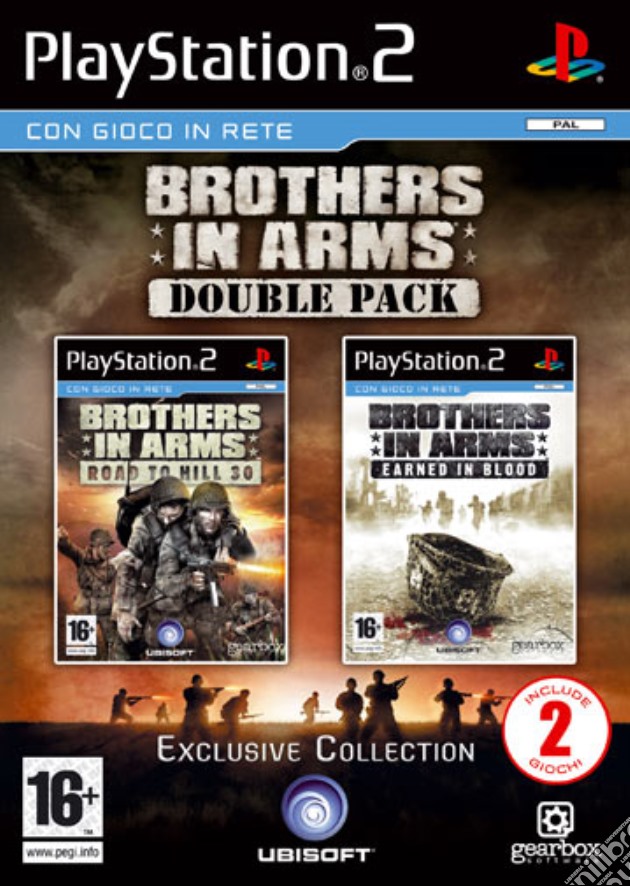 Brothers In Arms RTH30 + Earned In Blood videogame di PS2