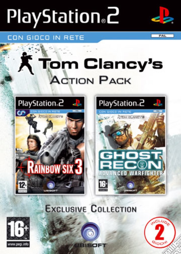 Rainbow Six 3 + Ghost Recon Advanced W. videogame di PS2