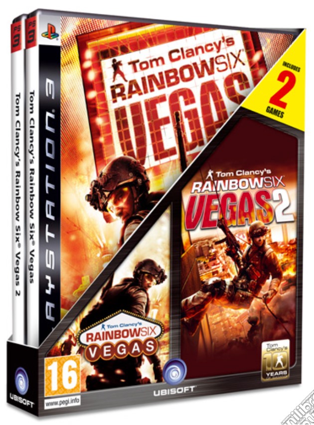 Compil bipack Rainbow Six Vegas 1+2 videogame di PS3