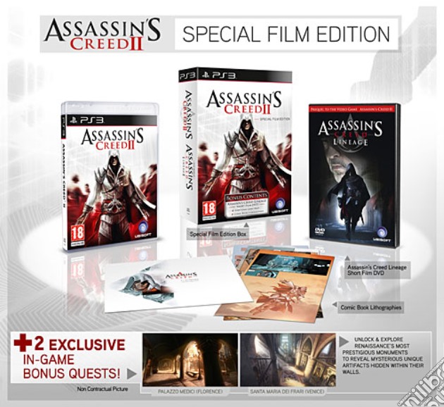 Assassin's Creed 2 + Film Special Ed. videogame di PS3