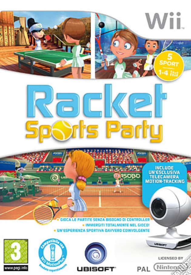 Racket Sports Party Bundle videogame di WII