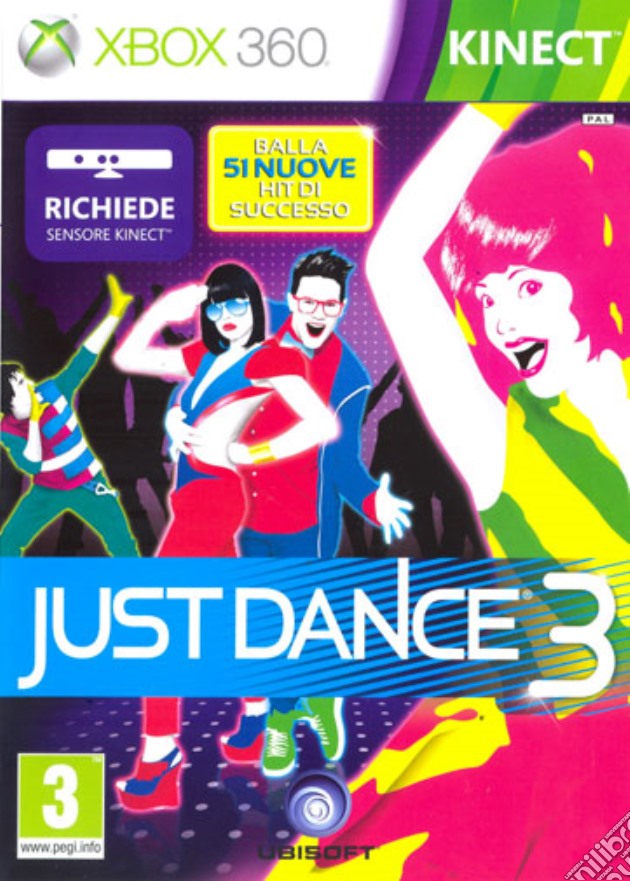 Just Dance 3 videogame di X360