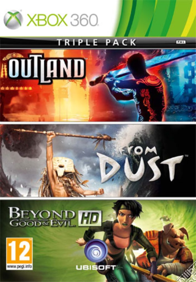 Compil Beyond G&E + Outland + From Dust videogame di X360
