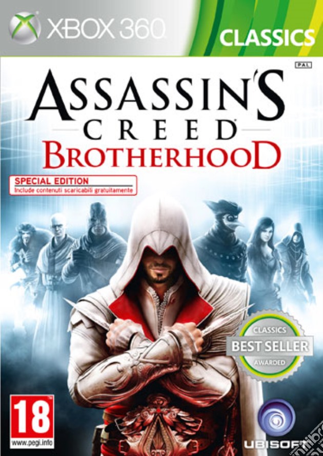 Assassin's Creed Brotherhood CLS videogame di X360