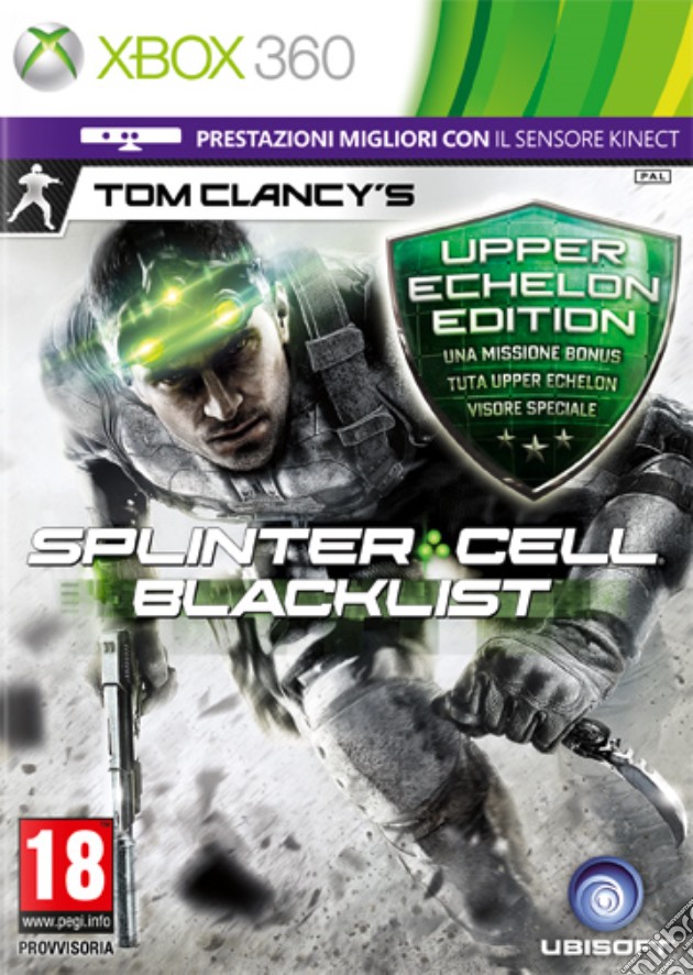 Splinter Cell Blacklist D1 Edition videogame di X360