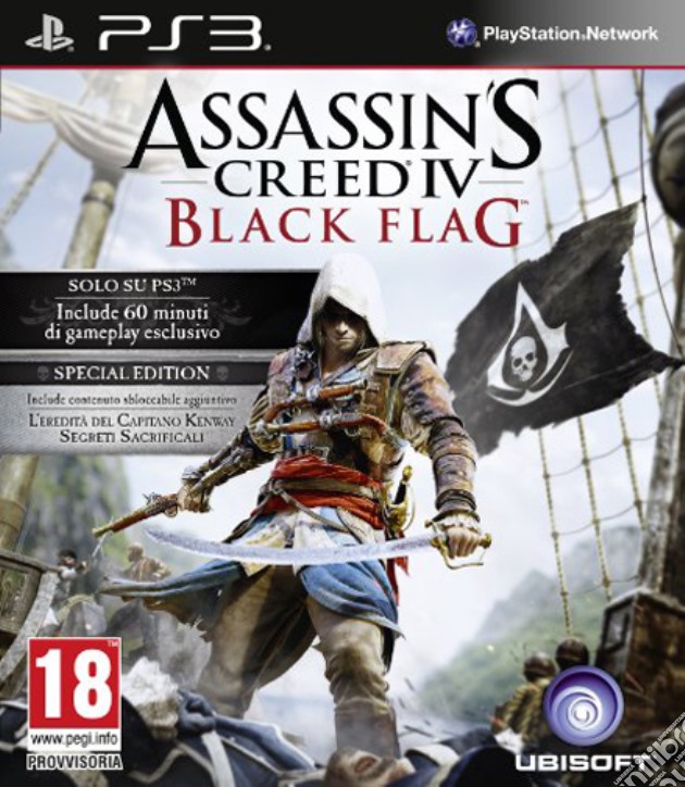 Assassin's Creed 4 Black Flag Special Ed videogame di PS3