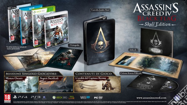 Assassin's Creed 4 Black Flag Coll. Ed. videogame di X360