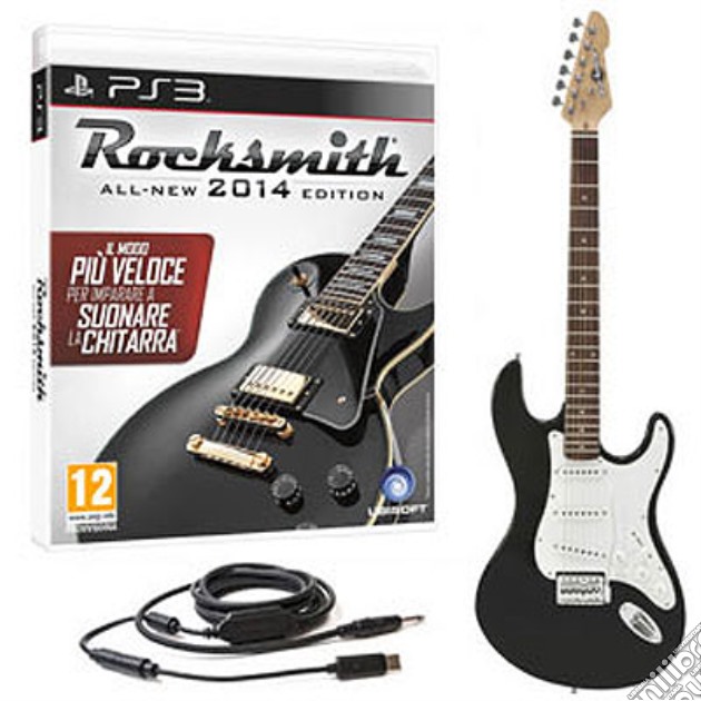 Rocksmith 2 bundle chitarra Ephiphone videogame di PS3