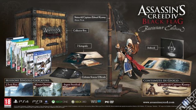 Assassin's Creed 4 Black Flag Buccaneers videogame di PS4