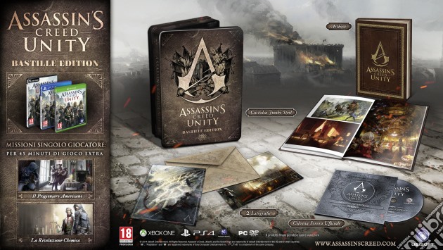 Assassin's Creed Unity Bastille Coll.Ed. videogame di PC