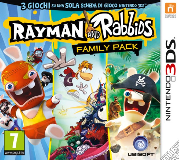 Rabbids & Rayman Family Pack videogame di 3DS