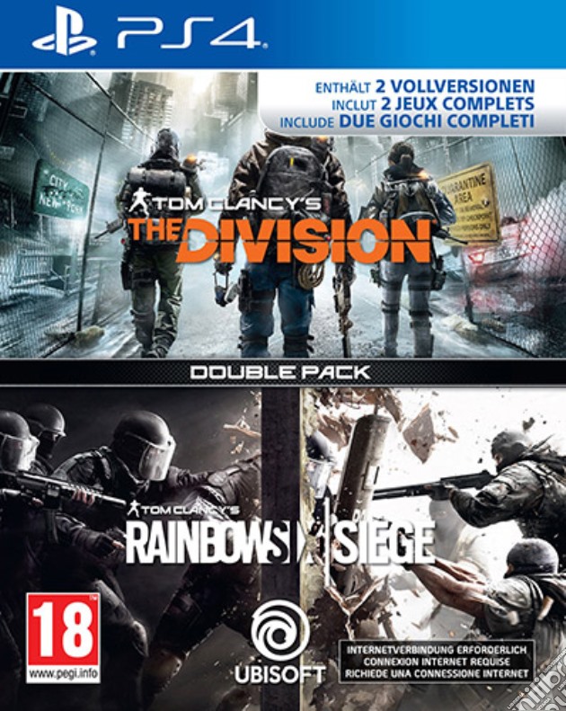 Compil Rainbow Six Siege + The Division videogame di PS4