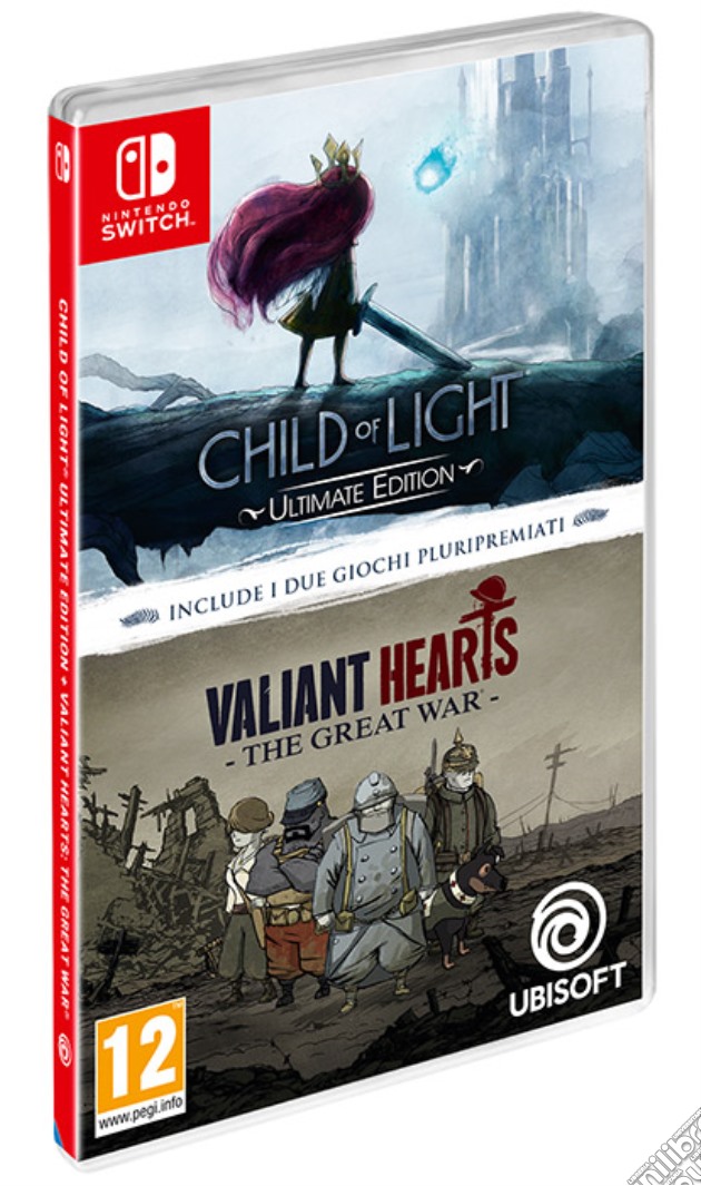 Compilat.Child of Light + Valiant Hearts videogame di SWITCH
