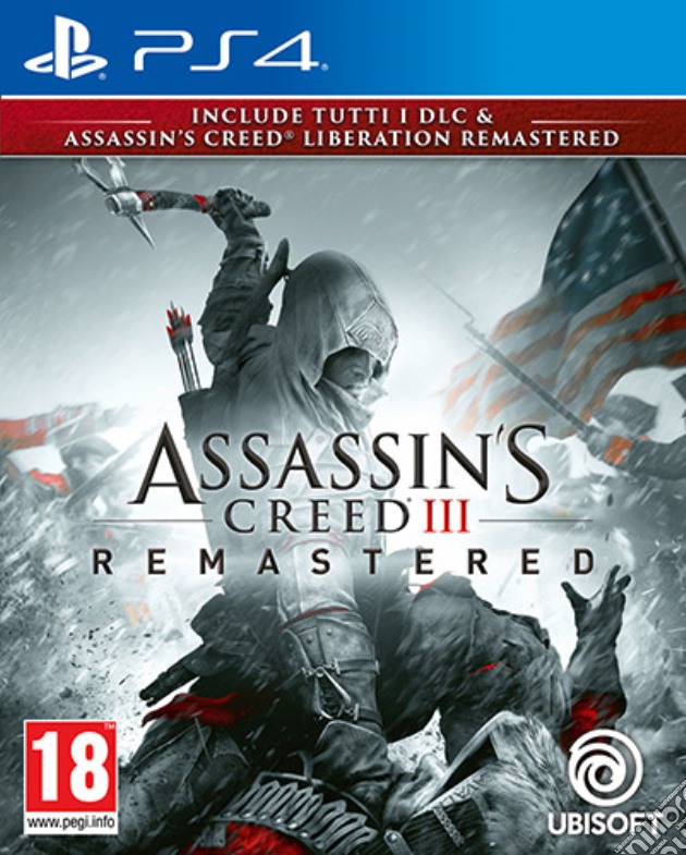AssassinsCreed 3+AC Liberation Remaster. videogame di PS4