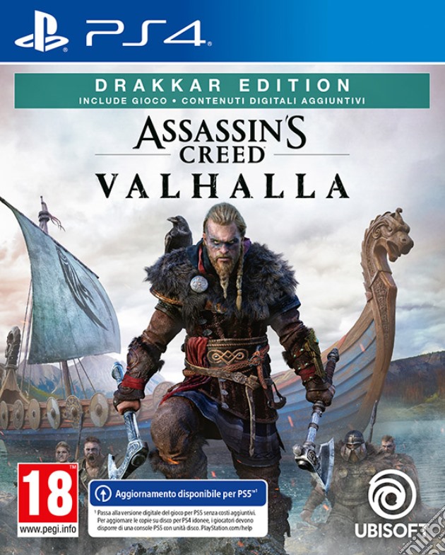 Assassin's Creed Valhalla Drakkar Ed. videogame di PS4