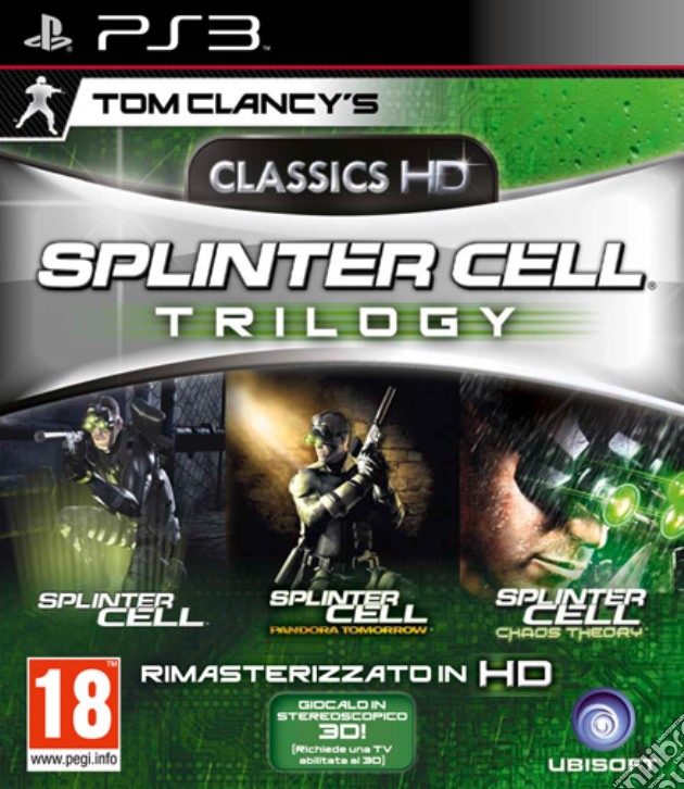 Splinter Cell HD Trilogy Classic videogame di PS3