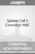Splinter Cell 5 Conviction MAC videogame di PC