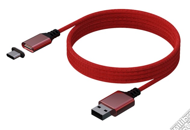 KONIX Magnetic Cable 3M PS5 Red videogame di ACC