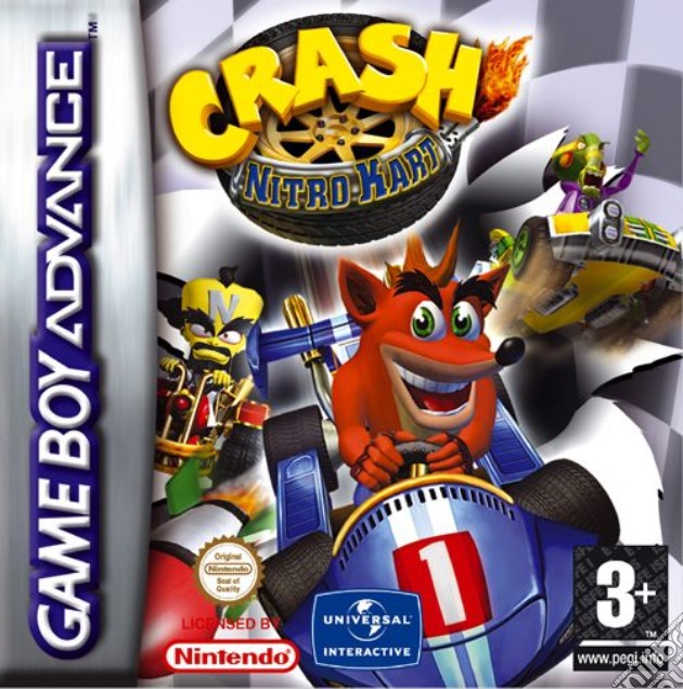 Crash Bandicoot Nitro Kart videogame di GBA