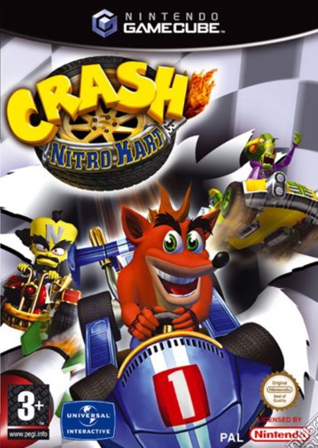 Crash Bandicoot Nitro Kart videogame di G.CUBE