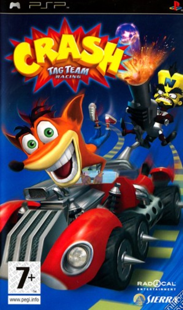Crash Tag Team Racing PLT videogame di PSP